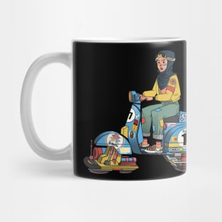 FUTURISTIC SCOOTER GIRL Mug